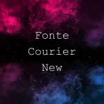 Fonte Courier New