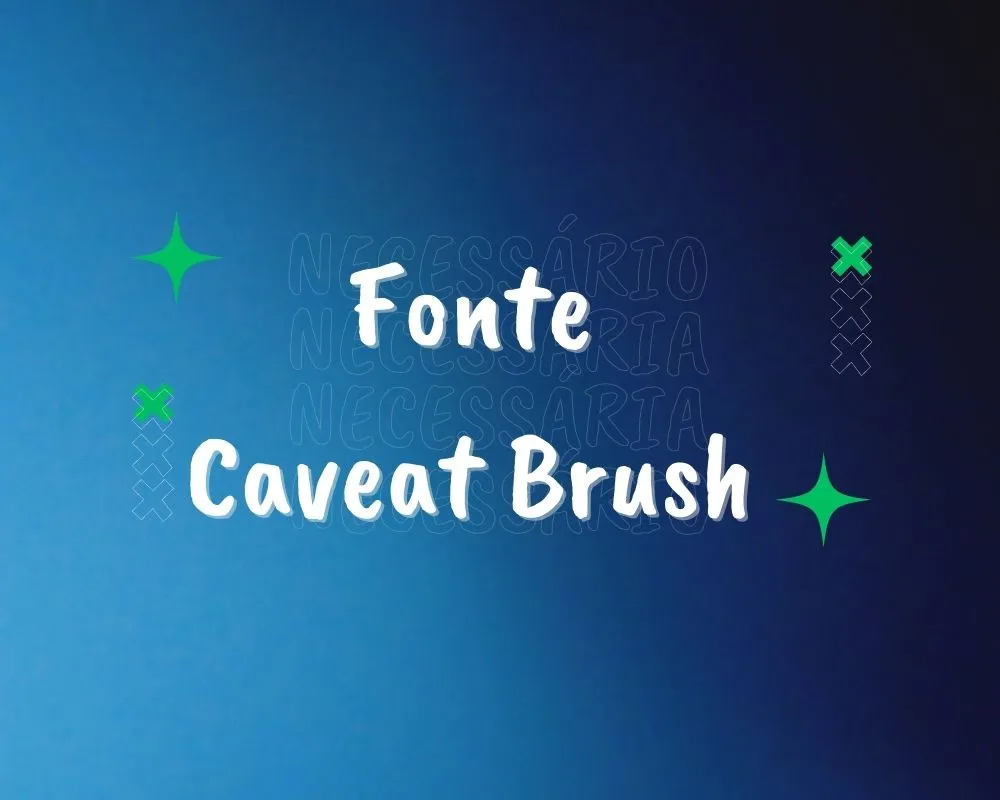 Fonte Caveat Brush Baixar Fontes Gratis