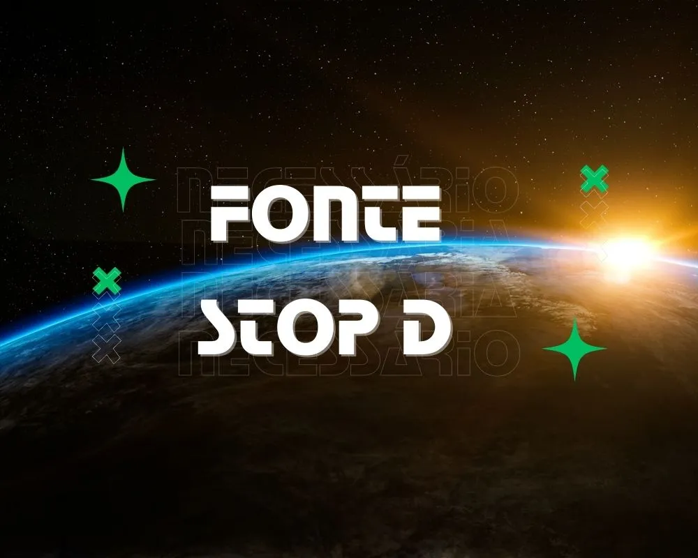 Fonte StopD - Baixar Fontes Gratis