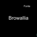 fonte browallia feature