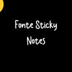 fonte sticky notes feature