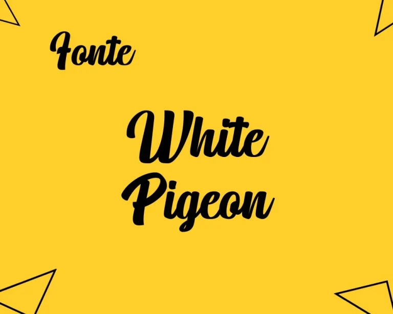 fonte White Pigeon feature