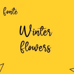 fonte Winter Flowers feature