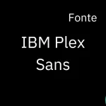 fonte IBM Plex Sans feature