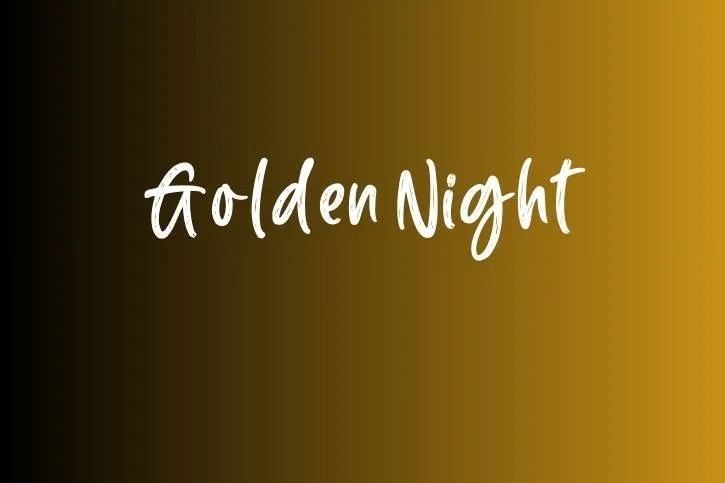 golden night